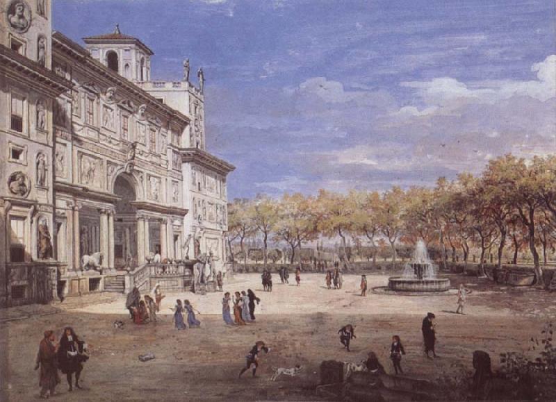 Gaspar Van Wittel The Villa Medici in Rome